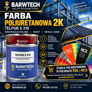 Farba poliuretanowa 2K na konstrukcje stalowe