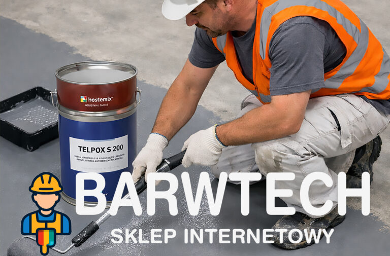 TELPOX S200 – Farba epoksydowa na beton. Gruntoemalia 2w1.