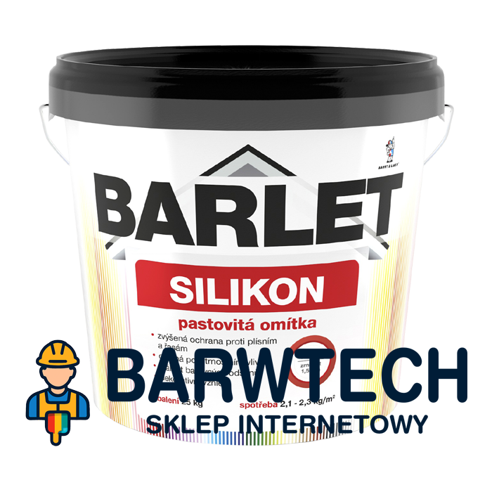 Tynk Silikonowy kolor biały 1,5mm baranek