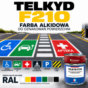 Farba na podłoża bitumiczne malowanie miejsc parkingowych