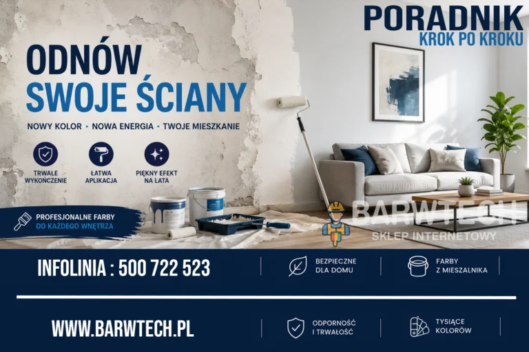 Jak odnowić stare ściany w mieszkaniu – PORADNIK