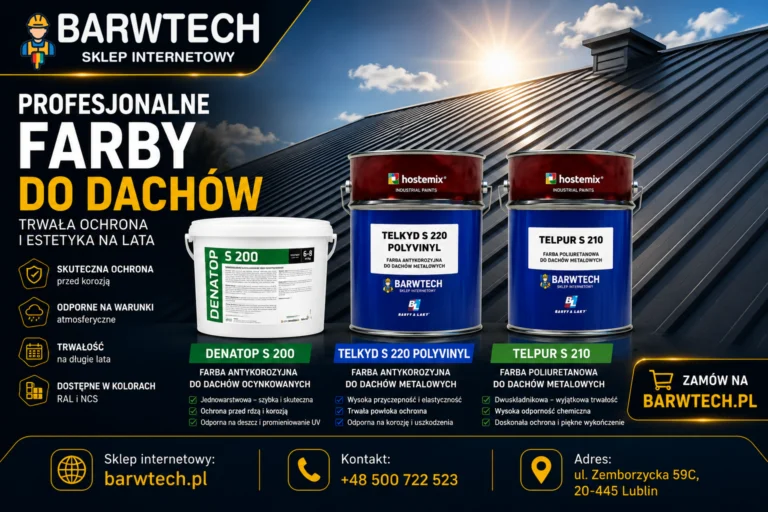 Malowanie dachu – Farby do renowacji dachu ocynkowanego.