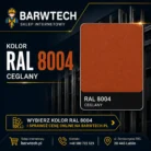 Farba do malowania dachu Ceglany RAL 8004