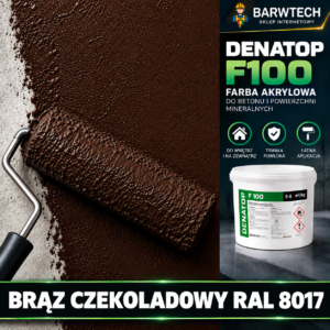 Farba do betonu brąz czekoladowy ral 8017