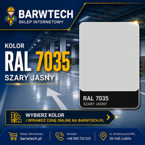 Farba epoksydowa szara jasna RAL 7035