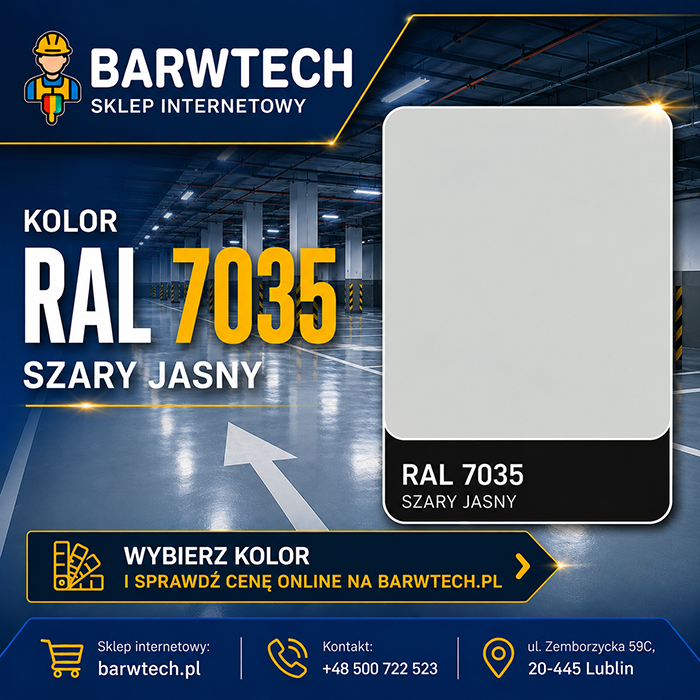 Farba epoksydowa szara jasna RAL 7035