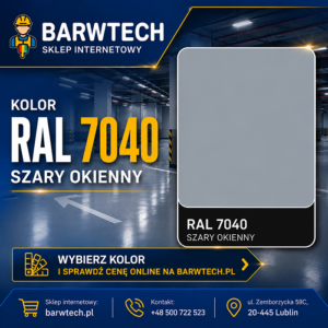 Farba do betony żywice epoksydowa szara