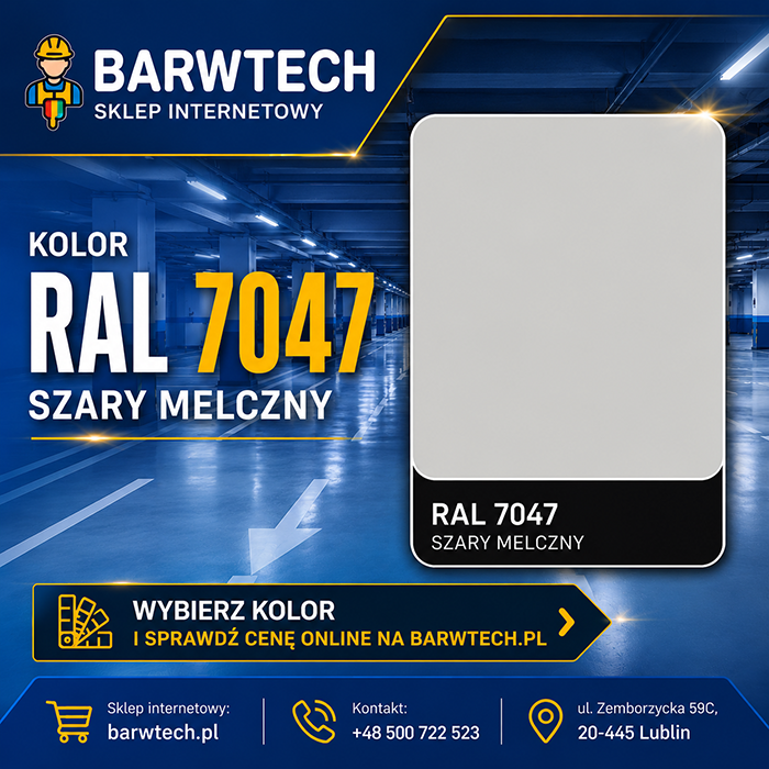 Farba na beton Szary mleczny RAL 7047