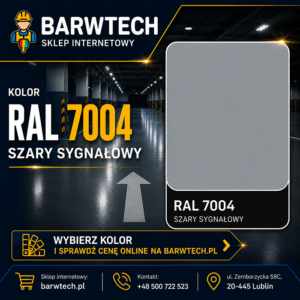 Farba na beton Epoksydowa szara RAL 7004