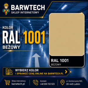 Farba na beton Beżowa Ral 1001