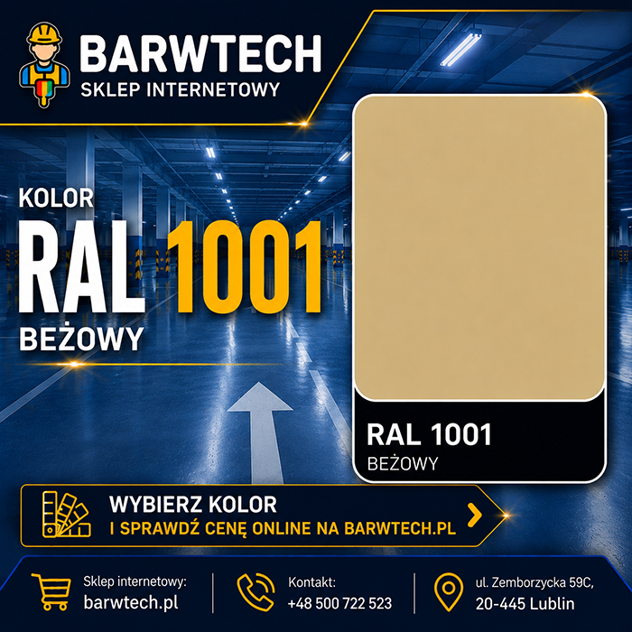Farba na beton Beżowa Ral 1001