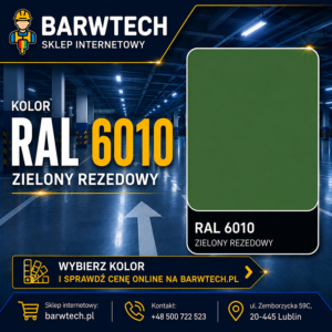 Farba na beton Zielona ral 6010